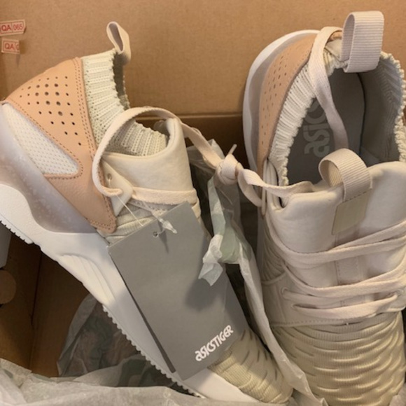 asics tiger mens gel lyte v sanze knit trainers